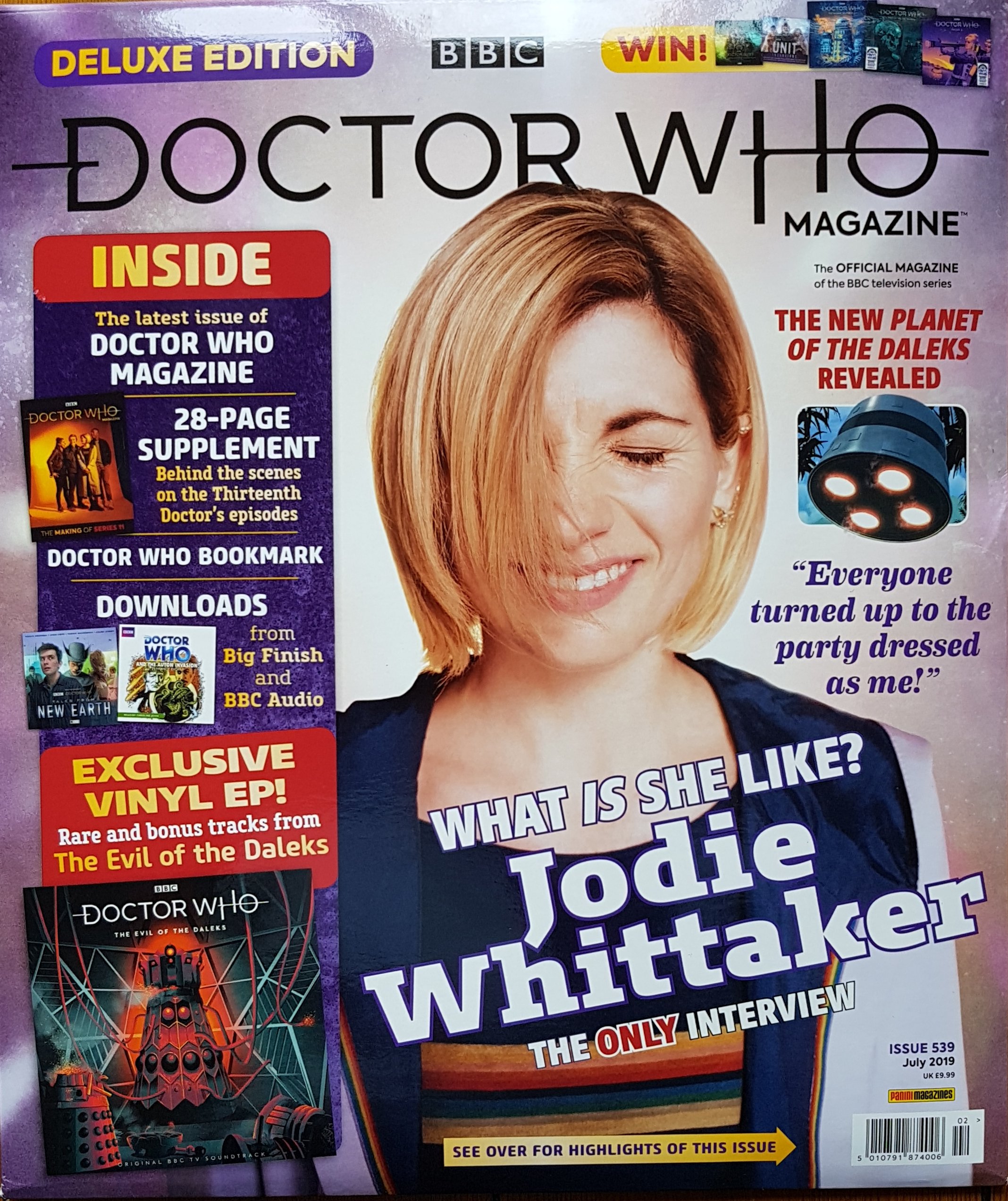 Picture of 5 010791 874006 02 Doctor Who magazine - Issue 539 by artist Various from the BBC records and Tapes library